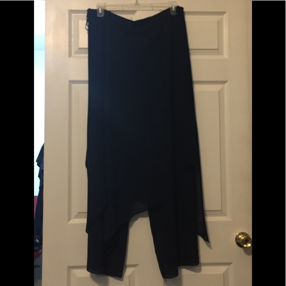 Crossing Point wide leg Polyester dress pants 1x